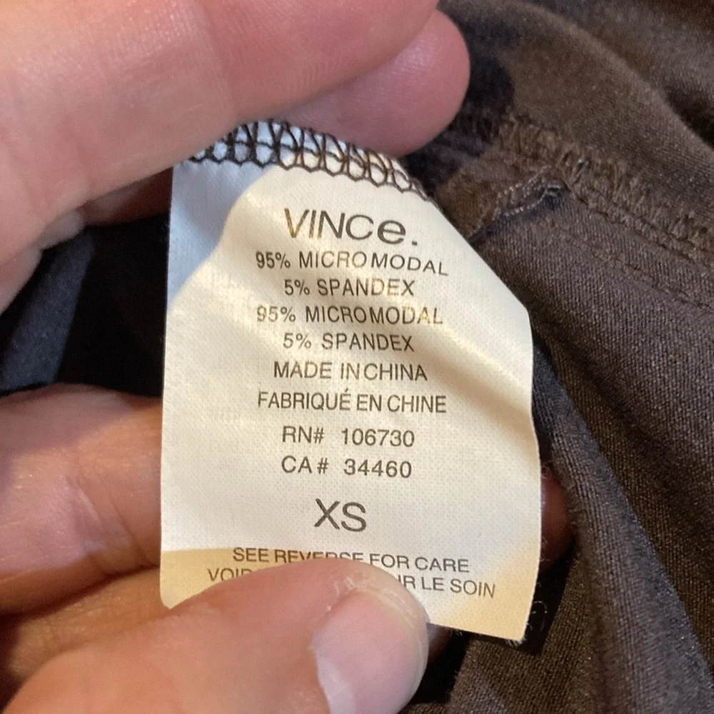 Vince Micromodal Minimalist Top Grey sz XSmall - Picture 3 of 5